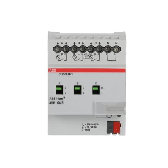 Busch-Jaeger - Bussystem-Energiemanagement SE/S3.16.1 Energieaktor, SE/S 3.16.1 3fach