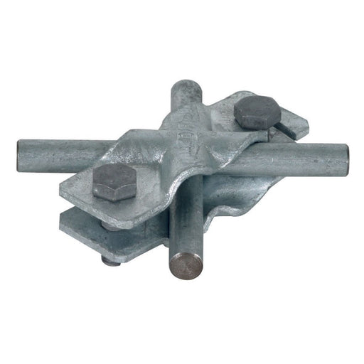 DEHN - Verbinder für Blitzschutz SVP-Klemme St/tZn SVPK810810FL30STTZN f. Rd 8-10/8-10mm