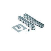 Bachmann - Kabelführung für Gehäuse/Schränke Kabelschlange Quadro-Set 930.017 silber