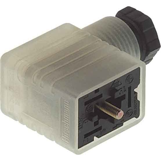 Hirschmann ICON - Ventilstecker (feldkonfektionierbar) Steckverbinder sw 24V GML 209 NJLED24HH − 1 Stück