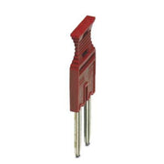 Phoenix Contact - Querverbinder/Brücker für Reihenklemme Steckbrücke FBSRH 2-8 2-polig, rot − 10 Stück