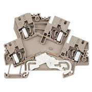Weidmüller - Durchgangs-Reihenklemme Klemme ZDK 4-2/DU-PE Zugfederanschl.,4mm² − 50 Stück