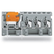 WAGO - Leiterplattenklemme 3LeiterLeiterplattenklemme 742-153 2,5 mm²,grau − 100 Stück
