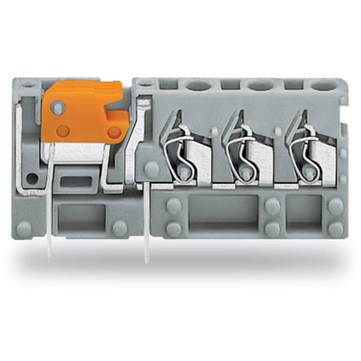 WAGO - Leiterplattenklemme 3LeiterLeiterplattenklemme 742-153 2,5 mm²,grau − 100 Stück