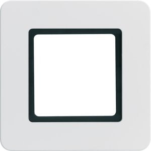 Berker - Abdeckrahmen Rahmen 1f. pws-samt 10116109 LED-Beleuchtung