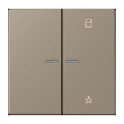 Jung - Bedienelement intelligent eNet Taster Universal 1f. FM LC 1701 242