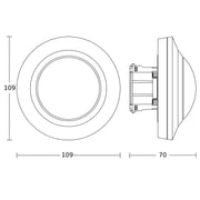 Steinel - Bussystem-Bewegungsmelder IR-Präsenzmelder PD IR 4360-8 #085766 UP − 1 Stück