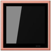Jung - Bussystem-Mehrfach Bediengerät KNX Raumcontroller LC 459 D1 S 233 locre rouge moyen