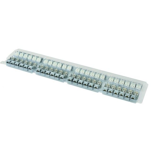 Telegärtner - Modularer Steckverbinder AMJ-S Modul 2G 100023203 Cat.6A T568A KompISO − 24 Stück