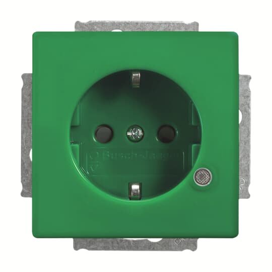 Busch-Jaeger - Steckdose Schuko-Steckdoseneinsatz 20 EUCBL-13-84-101 grün RAL 6032