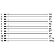 Phoenix Contact - Konfektioniertes Sensor-Aktor-Kabel Sensor-/Aktor-Kabel SAC-12P-MS/ #1554775 − 1 Stück