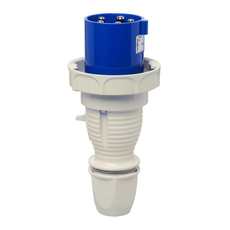 Walther Werke - CEE-Stecker (IEC 60309) Wasserdichter Stecker 268509 63A 5P 9h − 5 Stück