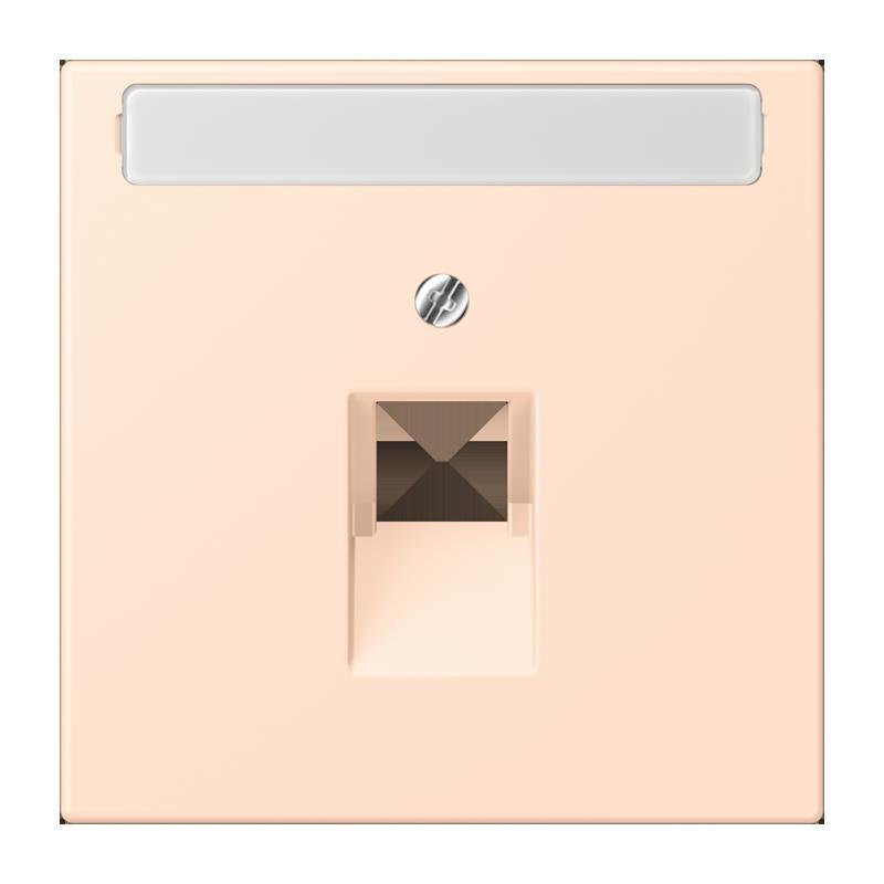 Jung - Einsatz/Abdeckung für Kommunikationstechnik Abdeckung für IAE/UAE LC 969-1 NAUA 228 rose pale (32091)