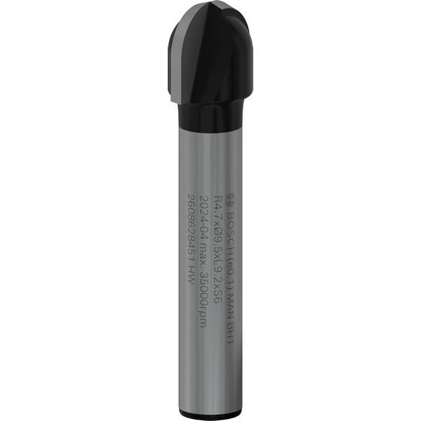 Bosch - Fräser PRO Hohlkehlfräser, R 2608628451 4,7, Schaft 6 mm