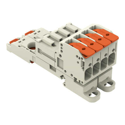WAGO GmbH & Co. KG - Ein- und mehrpolige Klemmenleiste 1-Leiter-Stiftleiste 831-1204/306-000 PushinCAGECLAMP,lgr − 6 Stück