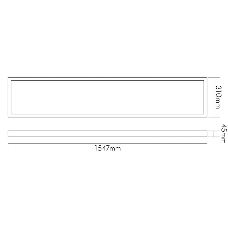 Nobile - Decken-/Wandleuchte LED-Aufbau-Panel 1580451012 830