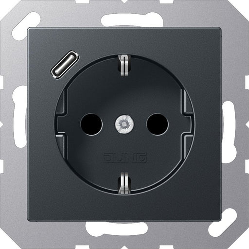 Jung - Steckdose SCHUKO Steckdose A 1520-18 C ANM mit USB Typ C
