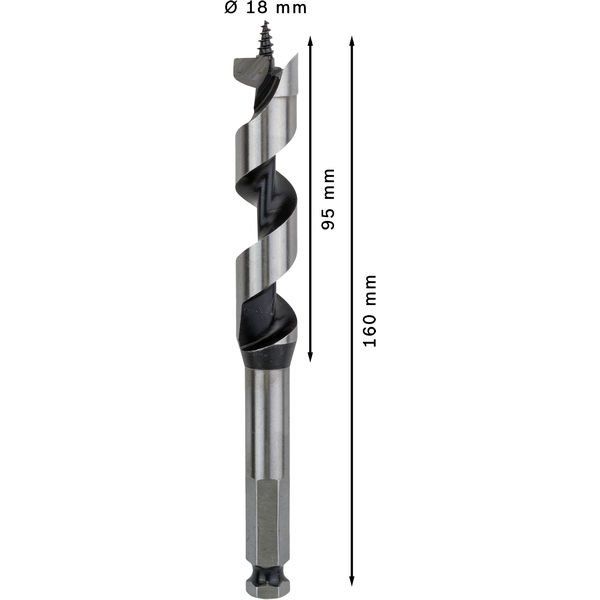 Bosch - Bohrer Holzschlangenbohrer 2608585704 PRO Wood
