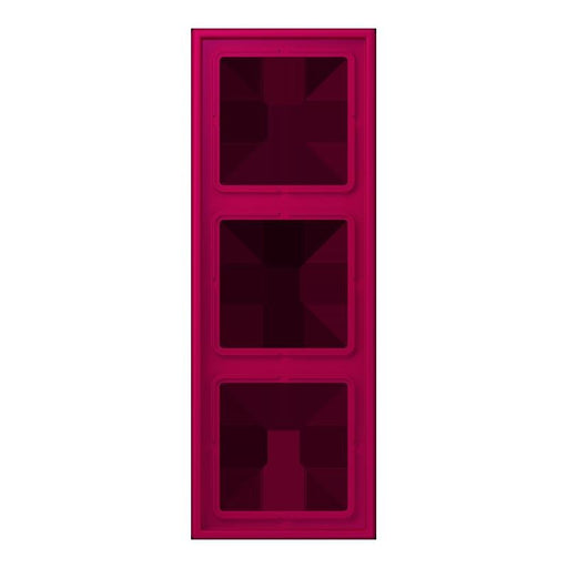 Jung - Abdeckrahmen Rahmen 3-fach LC 983 230 rouge rubia