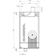 Schmersal - Positionsschalter mit Zuhaltung Sicherheitszuhaltung AZM400Z-ST-I2-1P2P − 1 Stück