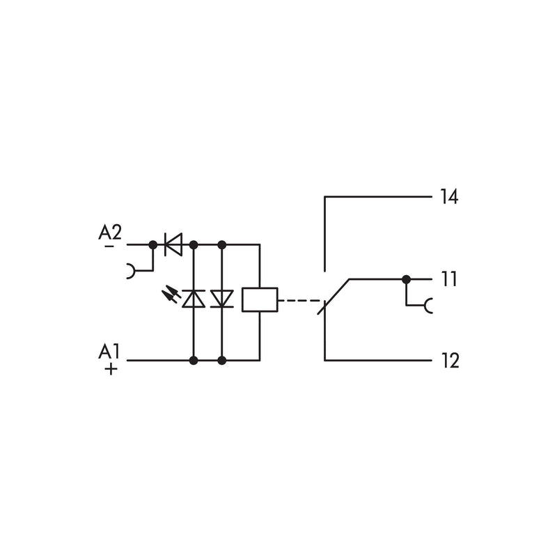 WAGO - Schaltrelais Relaisklemme 859-304 24VDC,1W,250VAC,5A