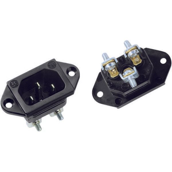 Bachmann - Steckverbinder für steckbare Gebäudeinstallation Kaltgeräte-EB-Stecker 917.170 65°C sw