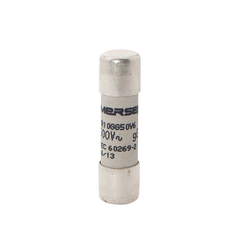Mersen - Zylindrische Sicherung Sicherungseinsatz zyl. FR10GG50V8 10x38 gG 8A/500V − 10 Stück