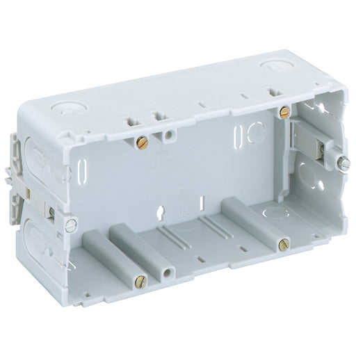 Spelsberg - Einbaudose für Geräteeinbaukanal Kanaldose KD 2 70/55 K3 gr 95x90x55,bl/gn,IP30 − 20 Stück