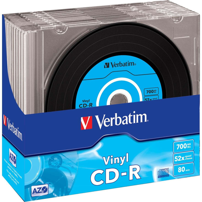 Verbatim - Speichermedium digital CD-R 80Min/700MB/52x 43426 (VE10) Slimcase (10 Disc)
