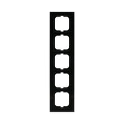 Busch-Jaeger - Abdeckrahmen Rahmen 5-fach 1725-281 schwarz