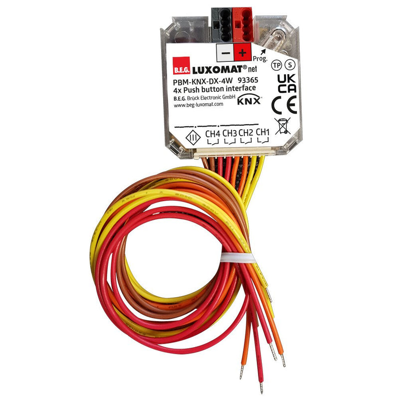 BEG Brück Electronic - Bussystem-Binäreingang Tasterschnittstelle PBM-KNX-DX-4W