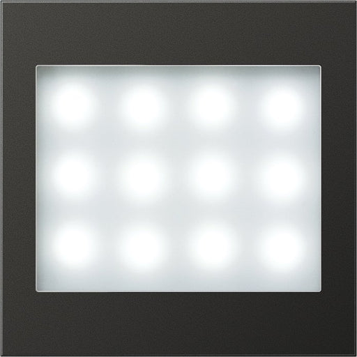 Jung - Beleuchtungseinsatz für Installationsschalterprogramme LED-Leselicht anthr AL 2539 AN LED LW-12 weiße LEDs