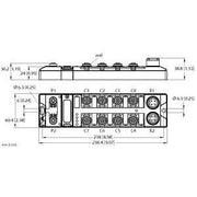 Turck - Feldbus, Dez. Peripherie - Funktions-/Technologie-Modul Blockmodul TBIP-L4-4FDI-4FDX