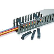 HellermannTyton - Halteklammer für Verdrahtungskanal Drahthalteklammer HTWD-WFWR TR1 für T1 PVC sw − 100 Stück