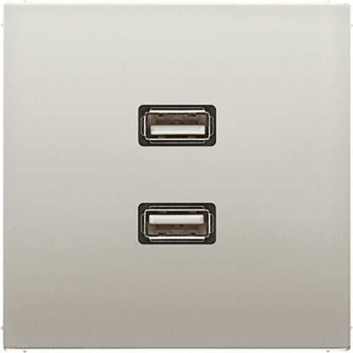 Jung - Multifunktions-Anschlussdose Multimedia-Anschluss eds MA ES 1153 2 x USB m.Tragring