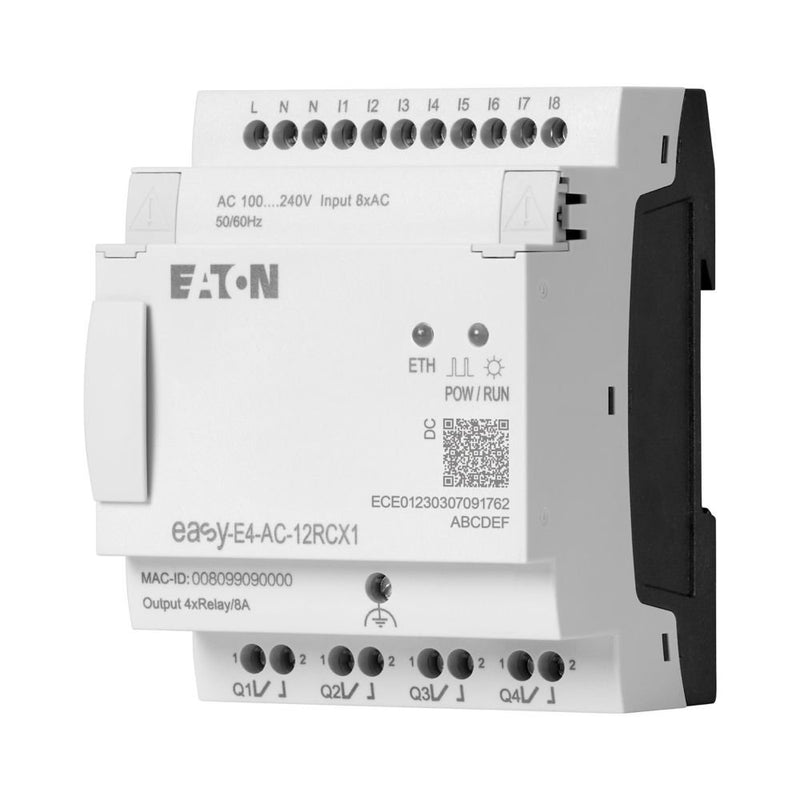 Eaton - Logikmodul Steuerrelais EASY-E4-AC-12RCX1 8 digitale Eingänge