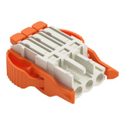 WAGO - Kabelsteckverbinder für Leiterplattensteckverbinder Federleiste 1-Leiter Hebel 2721-1103/037-000 Push-in Cage Clamp − 100 Stück