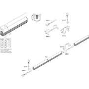 Hera - Lichtleiste LED Linienleuchte LED Eco #20202980103 weiss