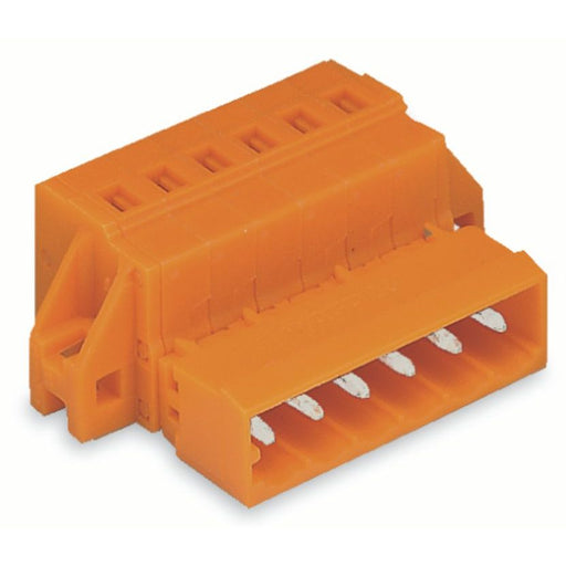 WAGO - Kabelsteckverbinder für Leiterplattensteckverbinder 1-Leiter-Stiftleiste 231-637/019-000 CAGECLAMP,2,5mm²,or − 50 Stück