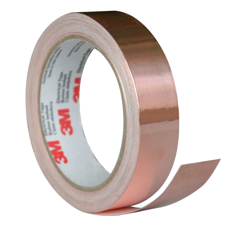 3M - Klebeband EMV-Kupfer-Abschirmband ET118125x16.5 25mm x16,5m,leitfäh. − 9 Stück