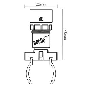 Nobile - Lichtregelsystemkomponente Tageslichtsensor 1-10V DIM 7500121016