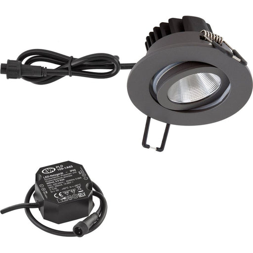 EVN Lichttechnik - Downlight/Strahler/Flutlicht P-LED Deckeneinbauleuchte PC650N91602 IP65 HV 3000K 1010lm