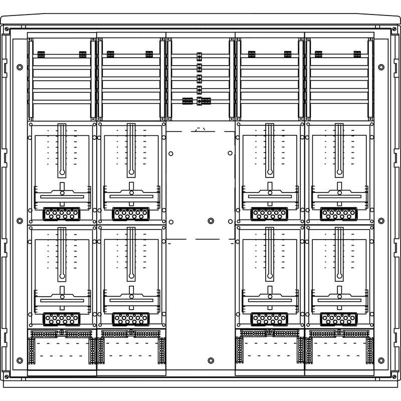 Elsta Mosdorfer - Zähler-Komplettschrank Zähleranschlusssäule ZS638.N2 A655-3 N2 8Z 3.HZ