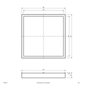 EVN Lichttechnik - Mechanisches Zubehör/Ersatzteile für Leuchten Gehäusering PAQ3013C