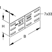 Niedax - Verbinder für Kabeltragsystem Universalverbinder RSUV 85-1.5/200 S 73x200mm