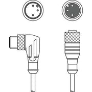 Leuze - Konfektioniertes Sensor-Aktor-Kabel Verbindungsleitung CB-M12-15000-3GF/WM