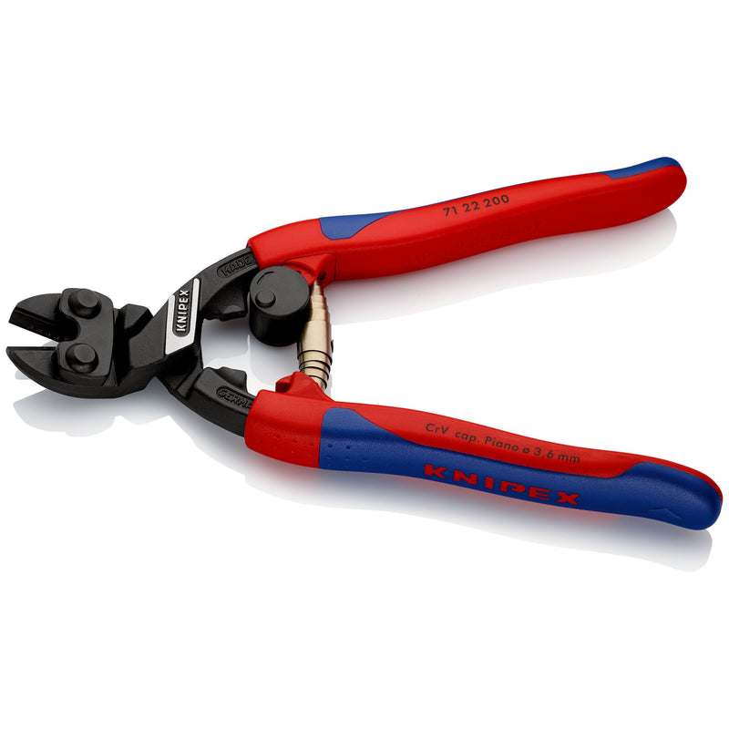 Knipex - Bolzenschneider CoBolt-Bolzenschneider 71 22 200 SB mit Hüllen, 200mm