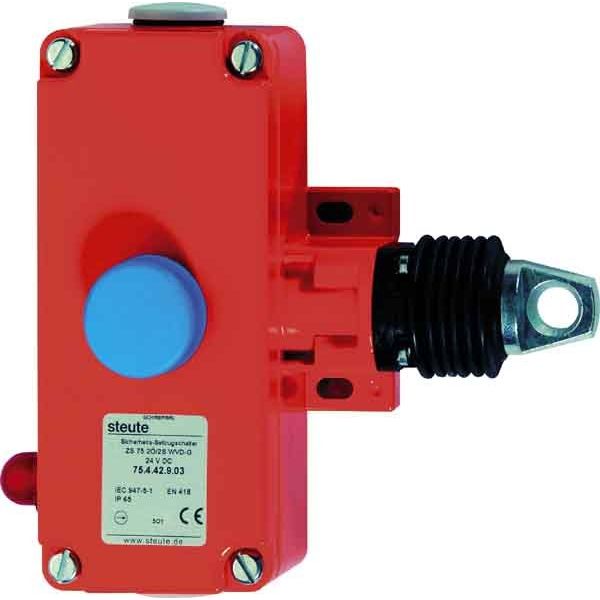 Steute - NOT-AUS-Seilzugschalter Seilzugschalter ZS 75 2Ö/2S (GS) − 5 Stück