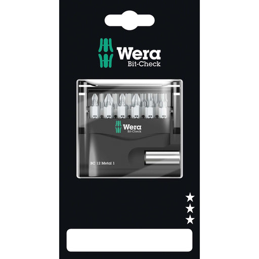 Wera - Bit-Set Bit-Sortiment 05136393001 Bit-Check 12Metal1SB