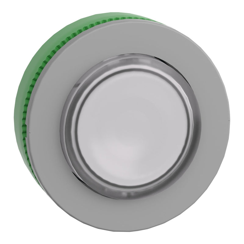 Schneider Electric - Frontelement für Drucktaster Leuchtdrucktaster ZB5FW113C0 weiss, 30mm, in grau